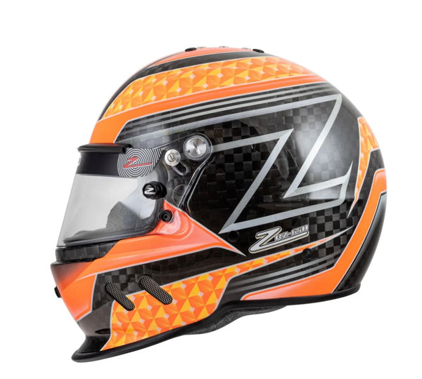 ZAMP RZ-65D Carbon graphic Helmet | Snell SA2020 - Vortex