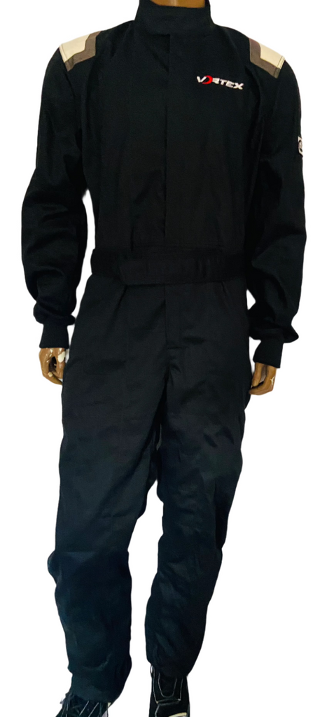 SFI 3.2A/1 Single Layer Race Suit Black Sprint