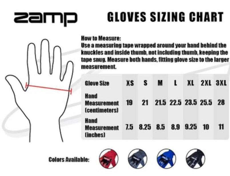 ZAMP ZR-50 SFI 3.3/5 RACE GLOVES