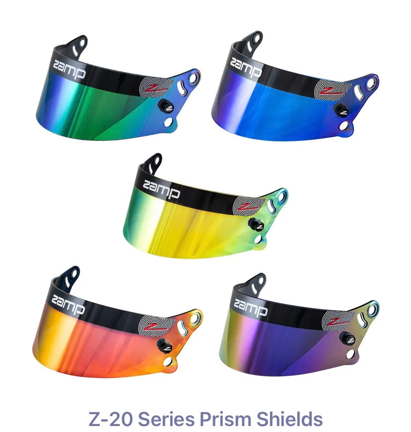 ZAMP ZR-72 custom graphic helmet Fia 8859-2015 & Snell SA2020 Plus FHR Combo Option