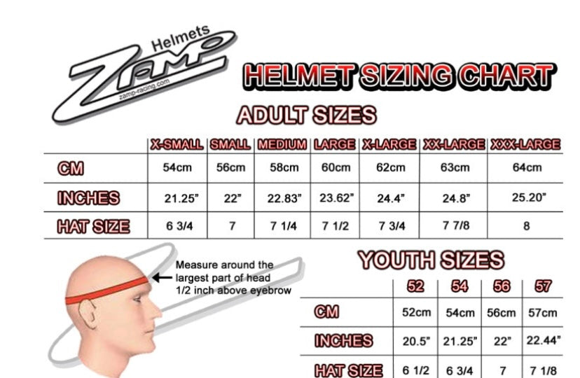 ZAMP ZR-72 custom graphic helmet Fia 8859-2015 & Snell SA2020 Plus FHR Combo Option
