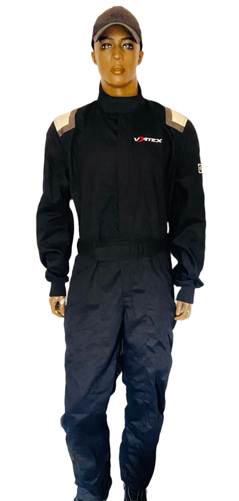 SFI 3.2A/1 Single Layer Race Suit Black Sprint