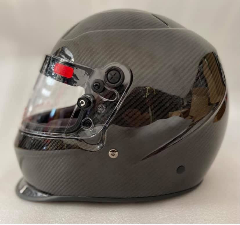 Vortex “FORMULA” CARBON Helmet Snell SA2020 Plus FHR Combo Option