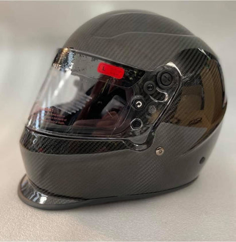 Vortex “FORMULA” CARBON Helmet Snell SA2020 Plus FHR Combo Option
