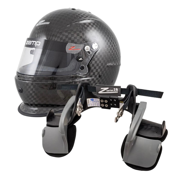 ZAMP RZ-67D Carbon Helmet(snell SA2025  and ZAMP Z TECH 2A FHR (Hans) Combo