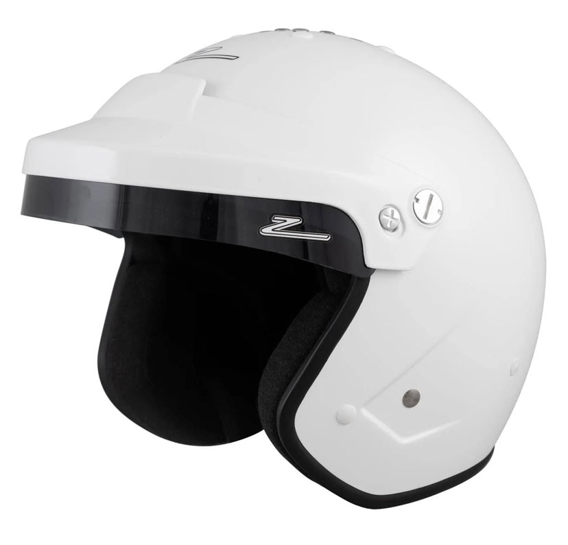 ZAMP RZ-18H Open Face Helmet and Z-Tech 2A FHR (Hans) Combo